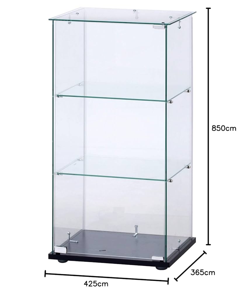 ＊ガラスコレクションケース　3段＊ ガラスコレクションケース 3段 フィギュア ディスプレイラック